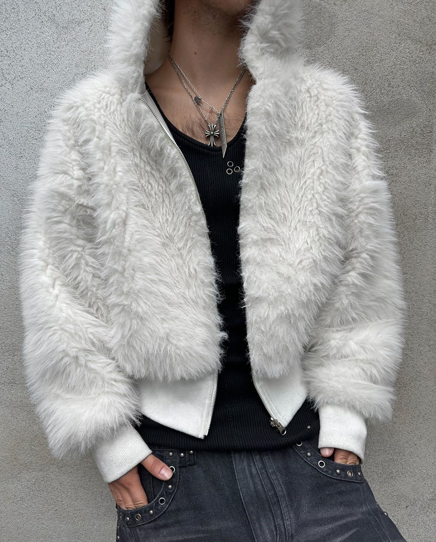 REVERSIBLE YETI HOODIE