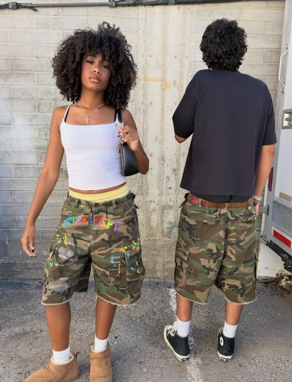 SPLATTER CAMO SHORTS