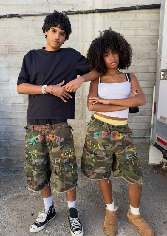 SPLATTER CAMO SHORTS
