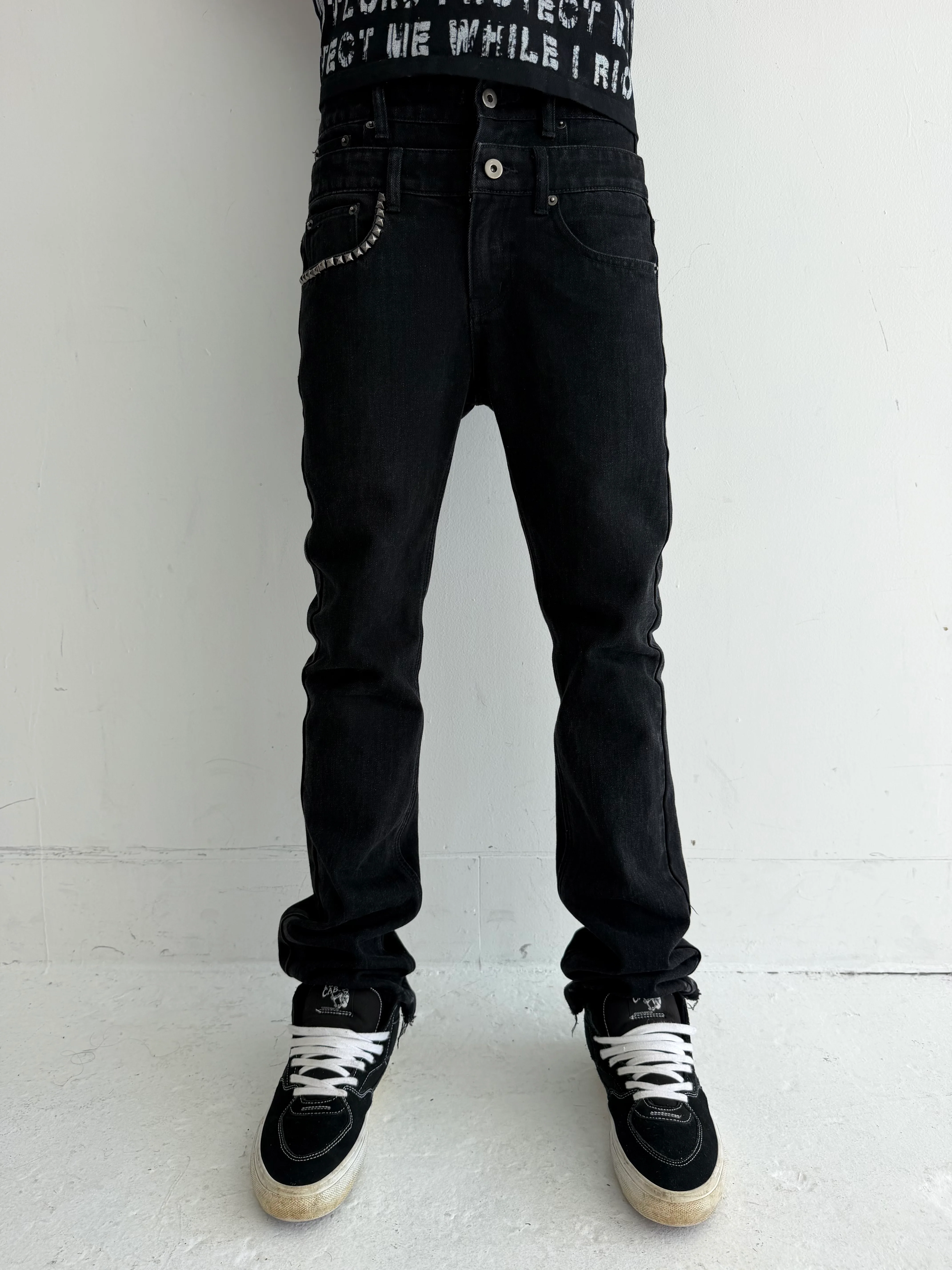“Blare in Black” Denim