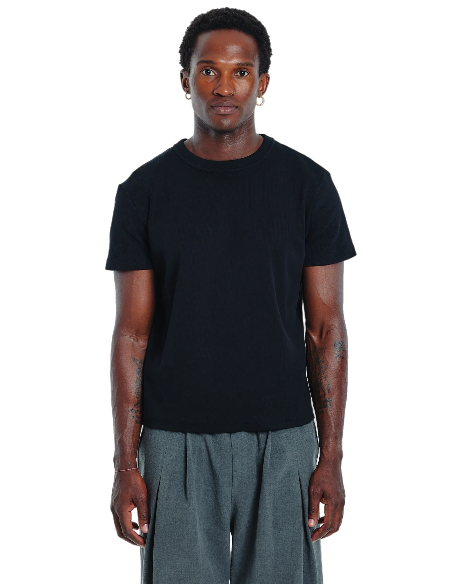 Ribbed t-shirt (white)