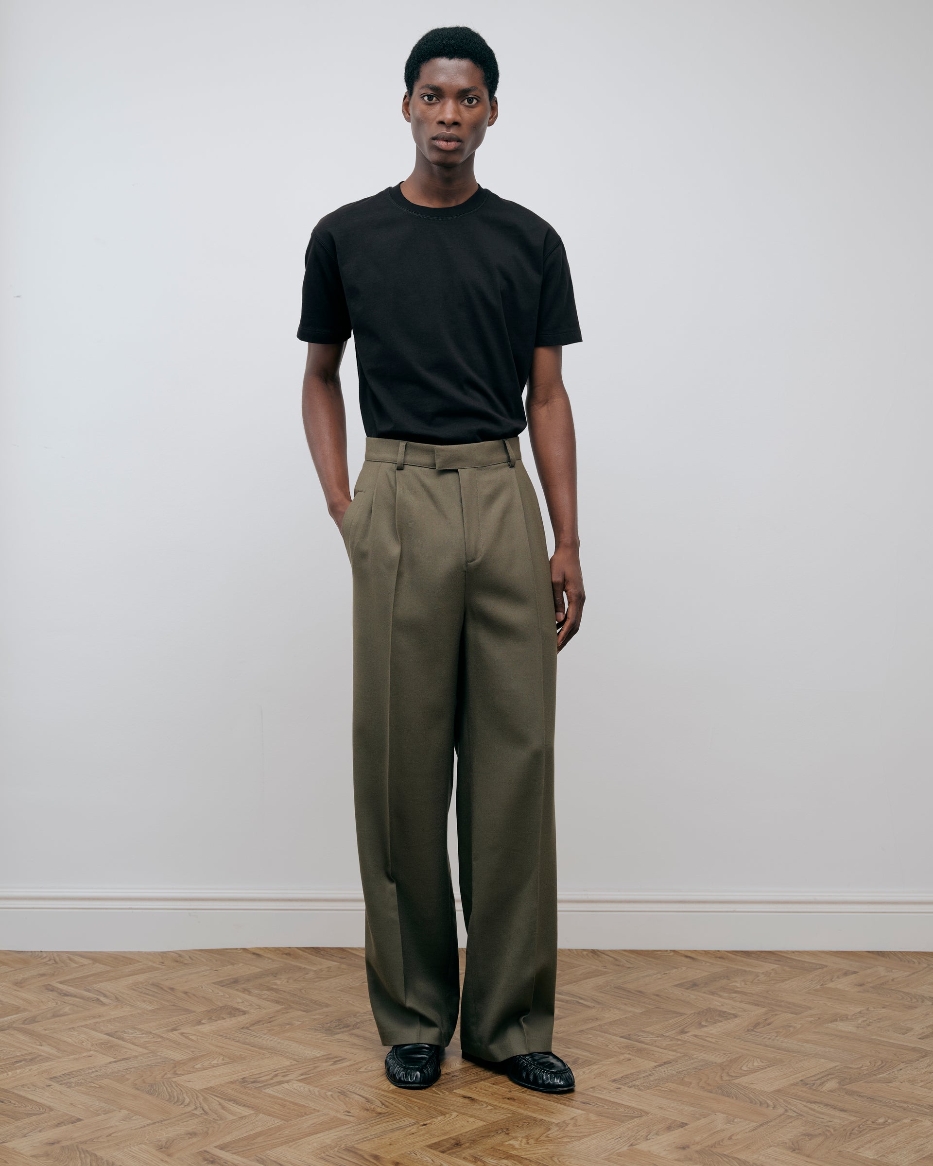  FOREST PLEATED TROUSERS 