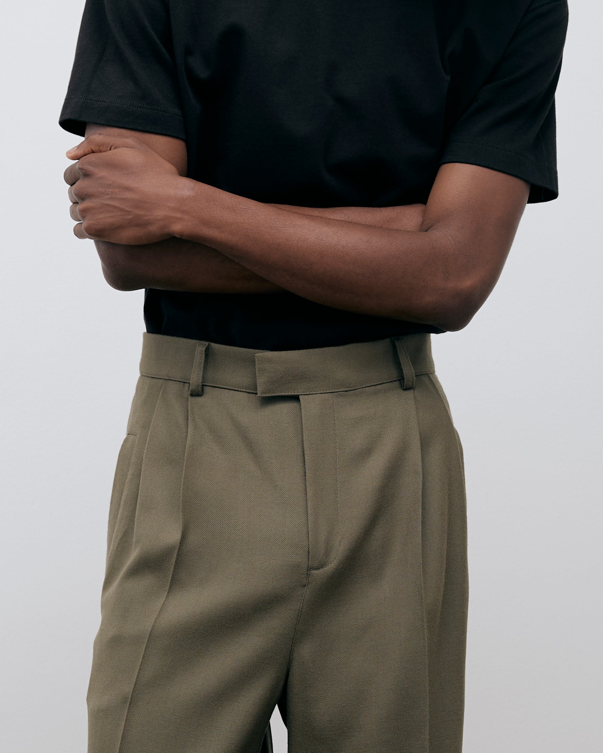  FOREST PLEATED TROUSERS 