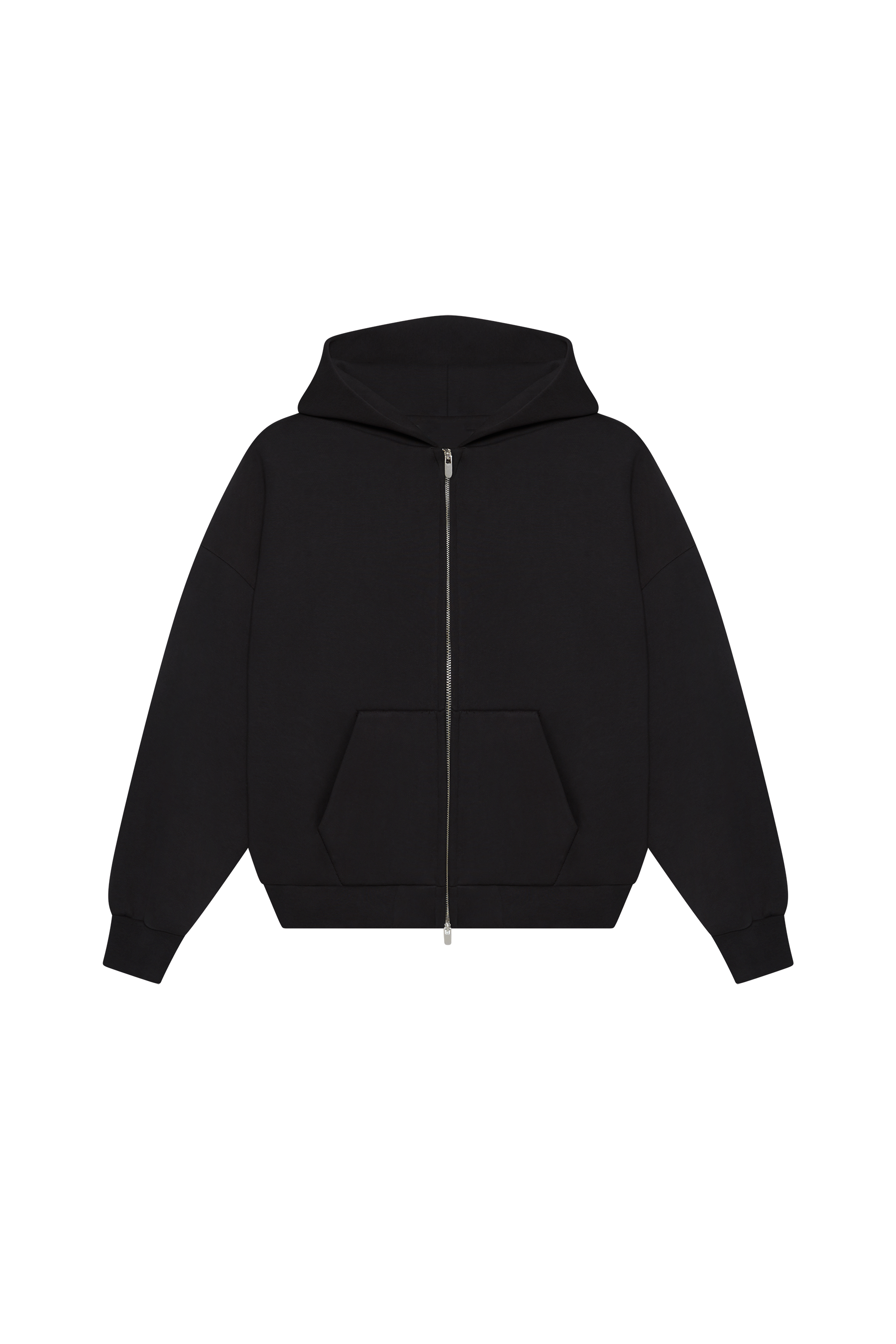610 GSM MONOCHROME ZIPPED HOODIE