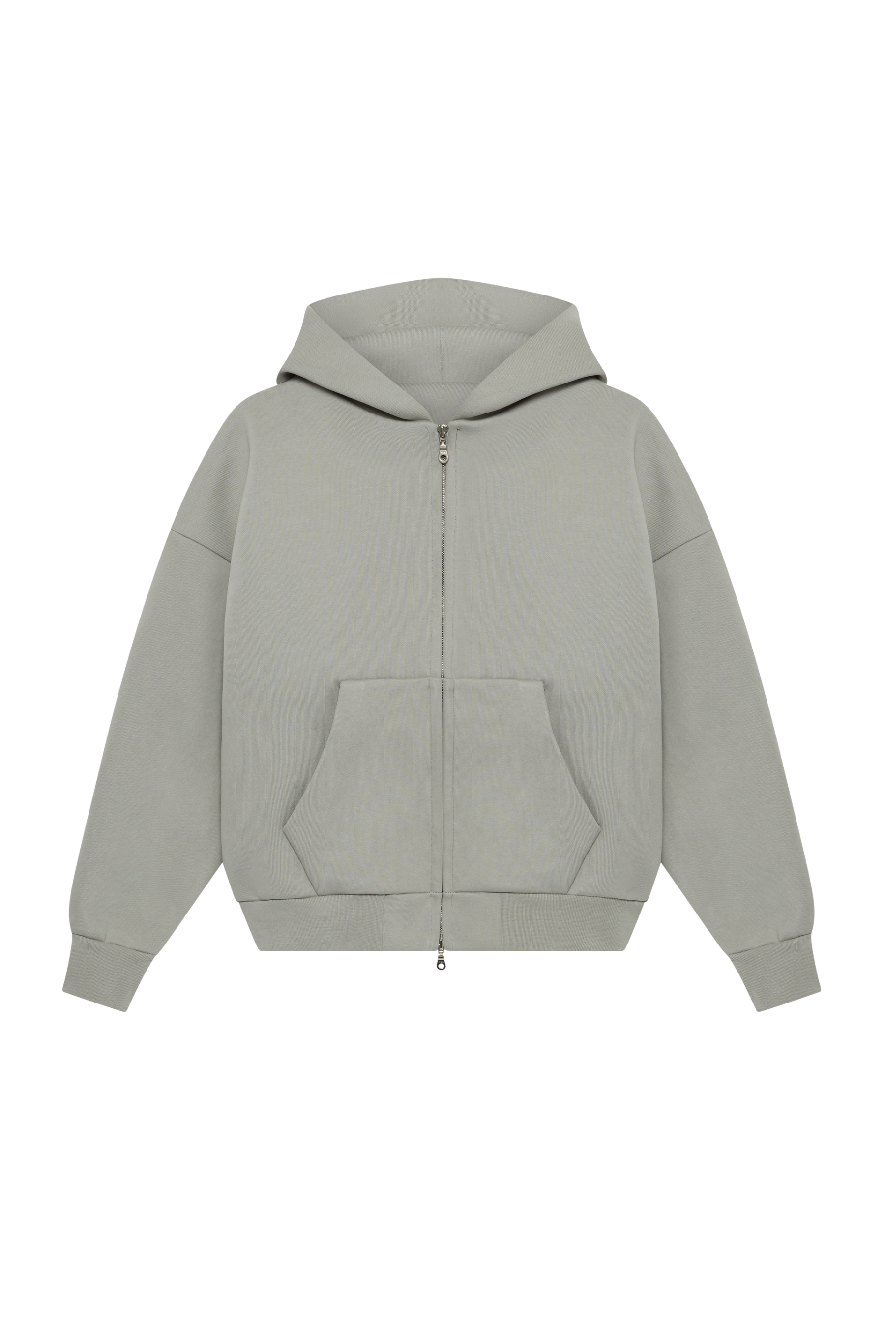 610 GSM MONOCHROME ZIPPED HOODIE