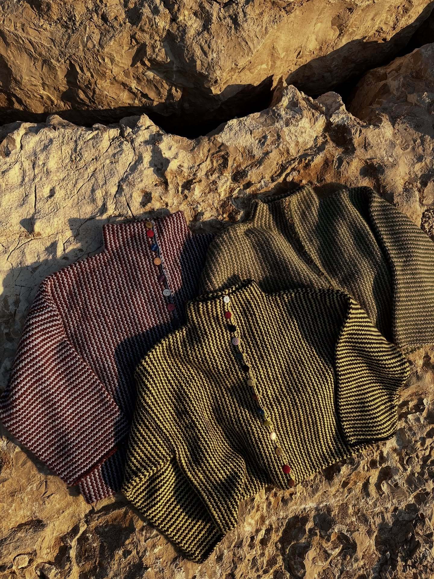 LINEA GEM BUTTON CARDIGAN