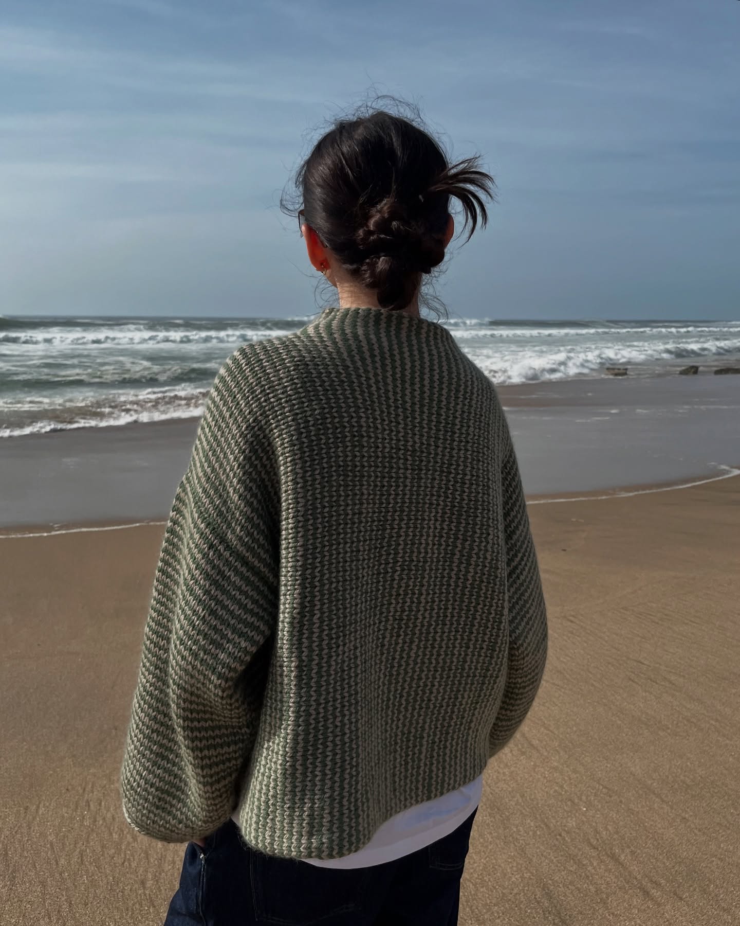 LINEA GEM BUTTON CARDIGAN