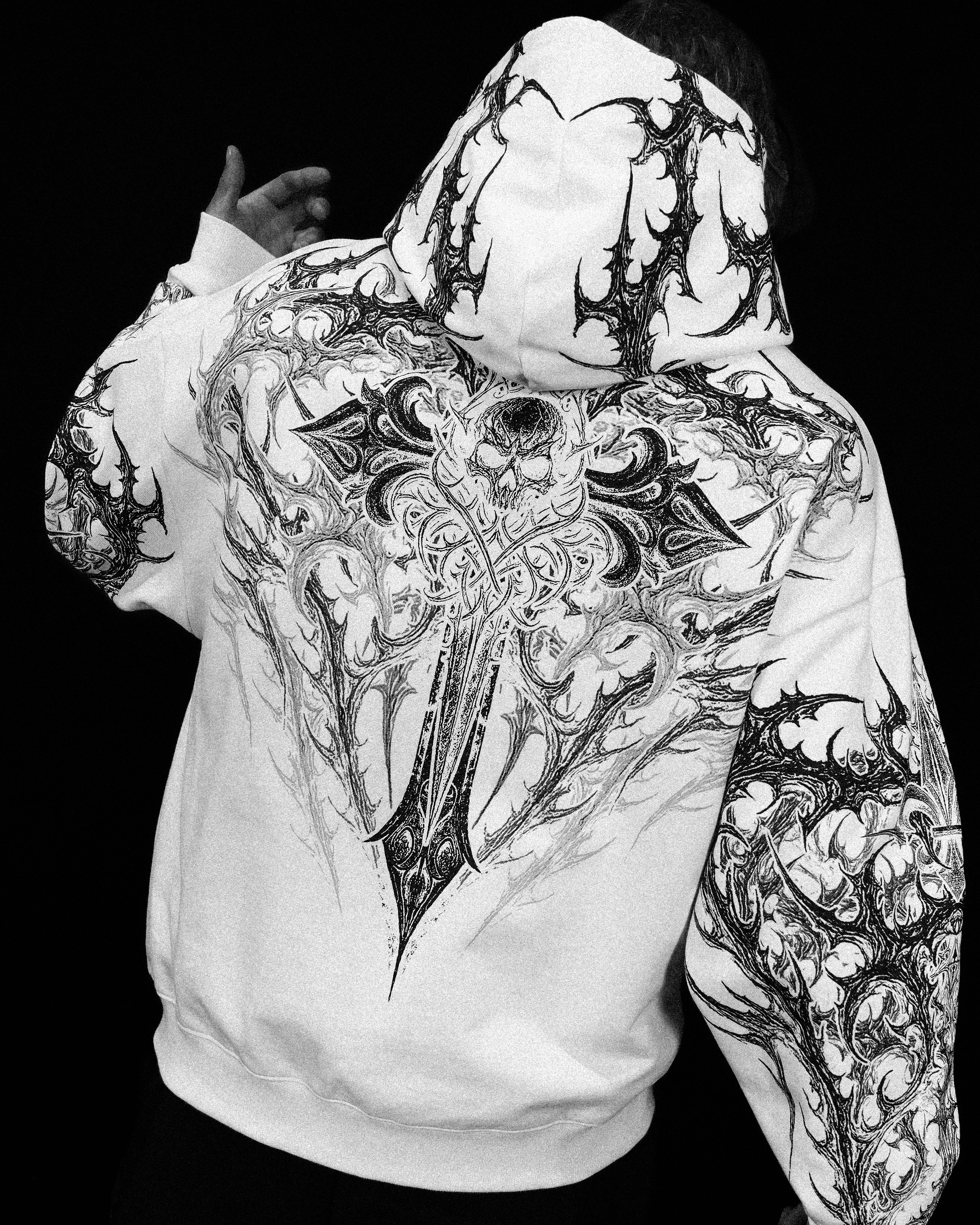 Heavenly Knight Oversized Zip-up Hoodie