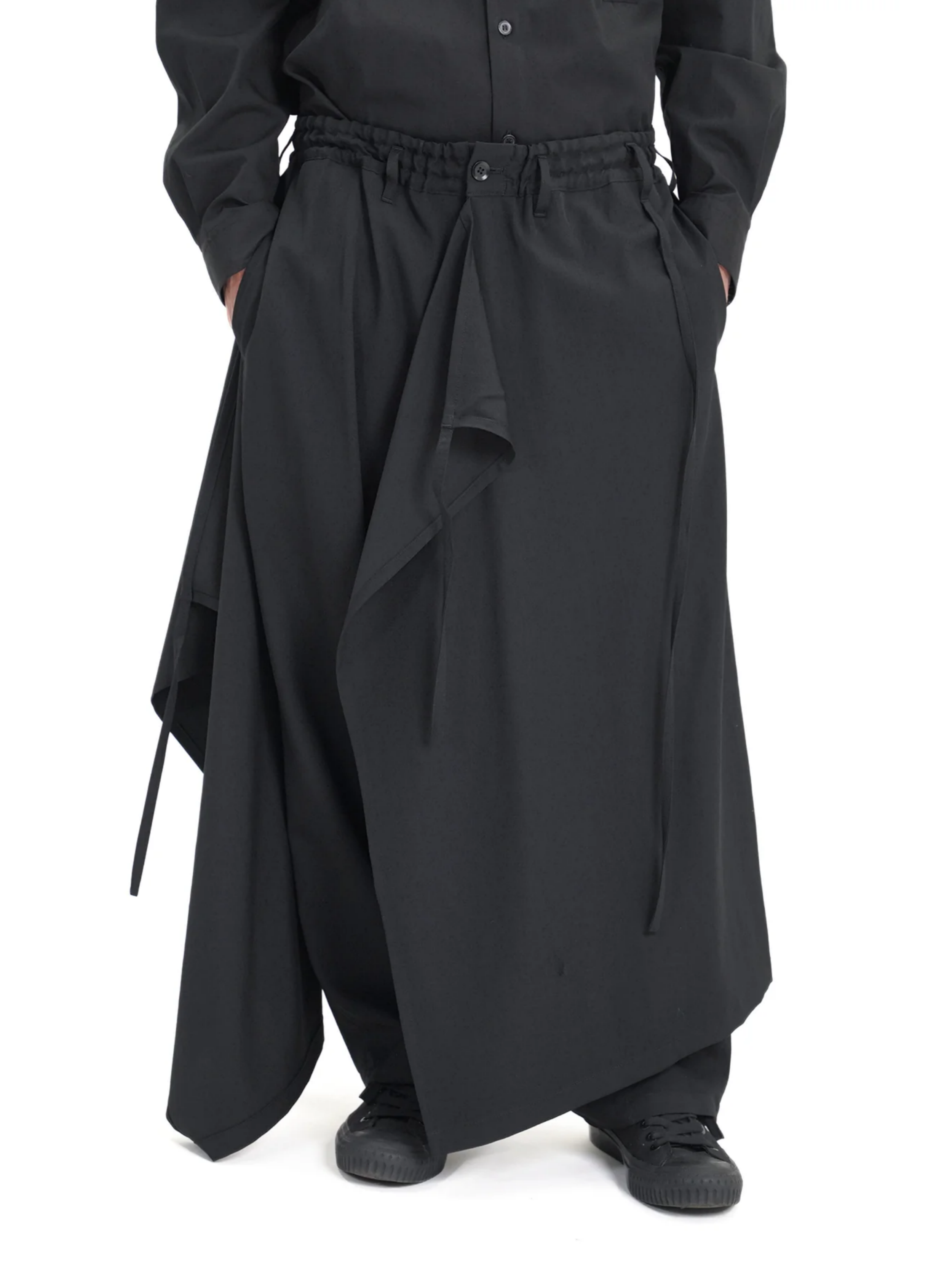 WOOL BOUND SKIRT PANTS