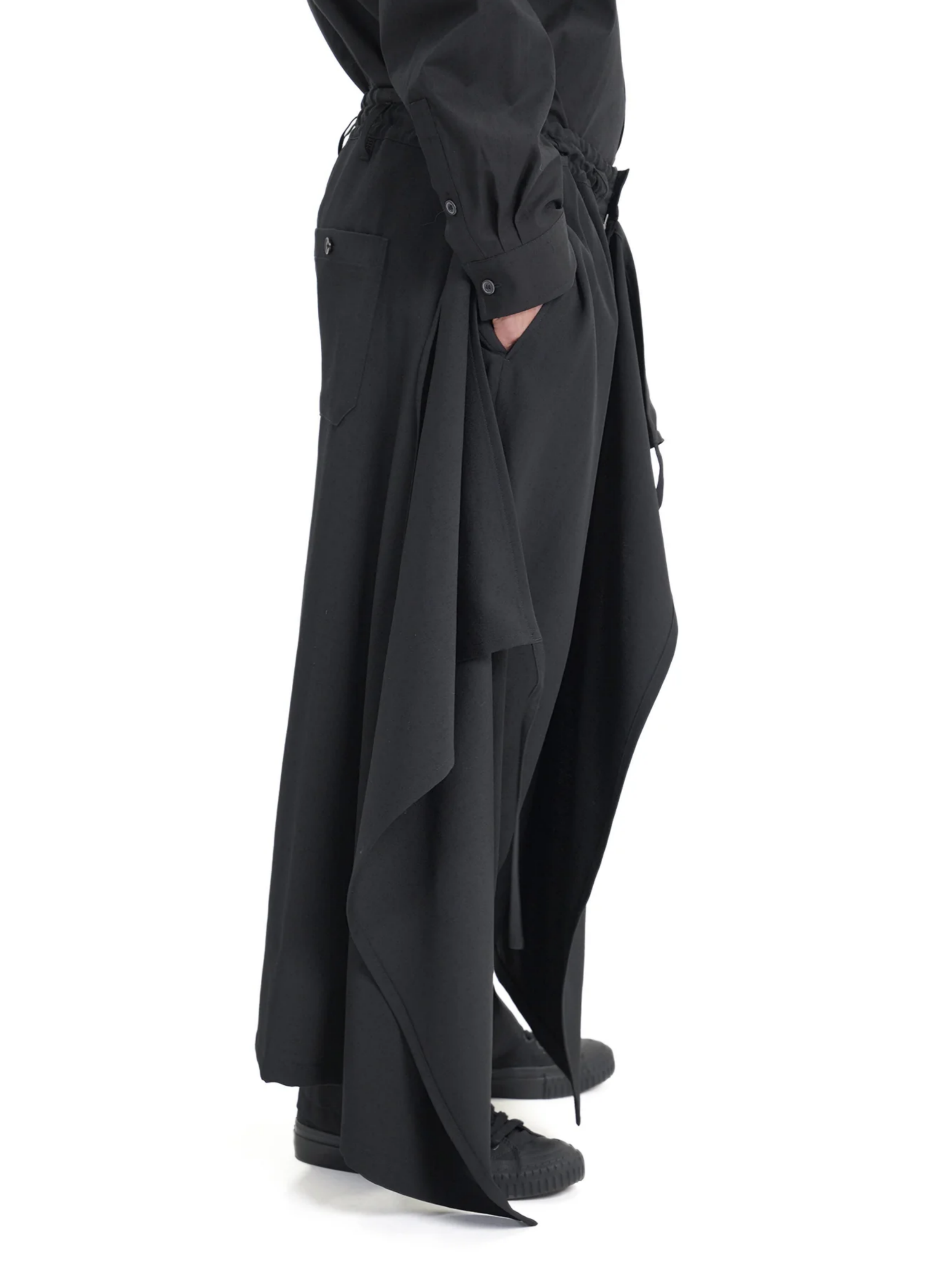 WOOL BOUND SKIRT PANTS