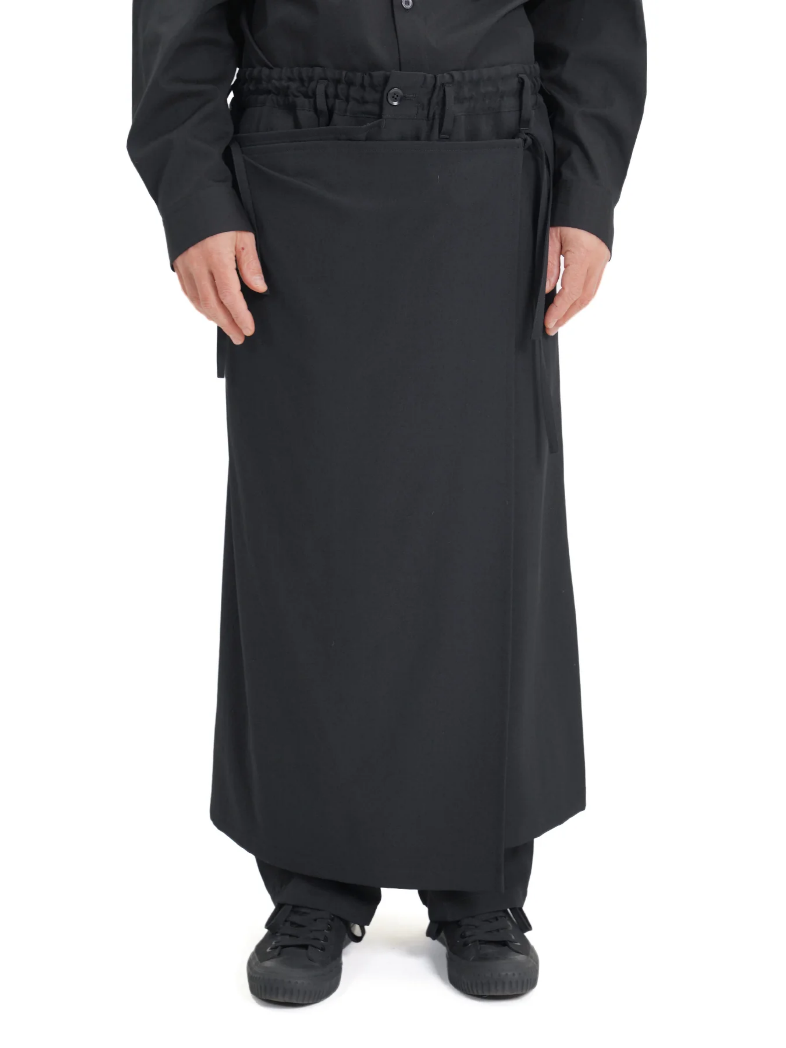 WOOL BOUND SKIRT PANTS
