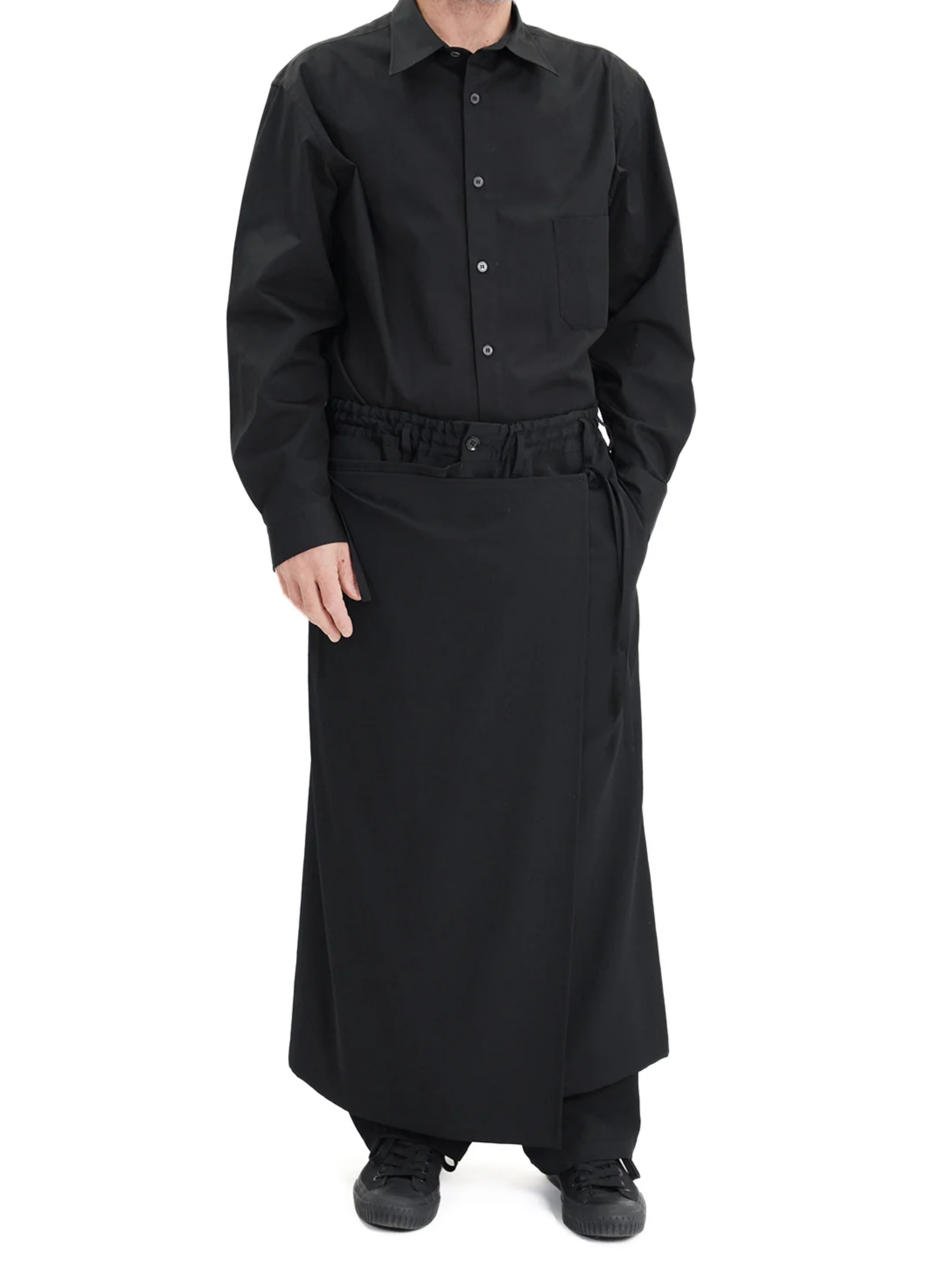WOOL BOUND SKIRT PANTS