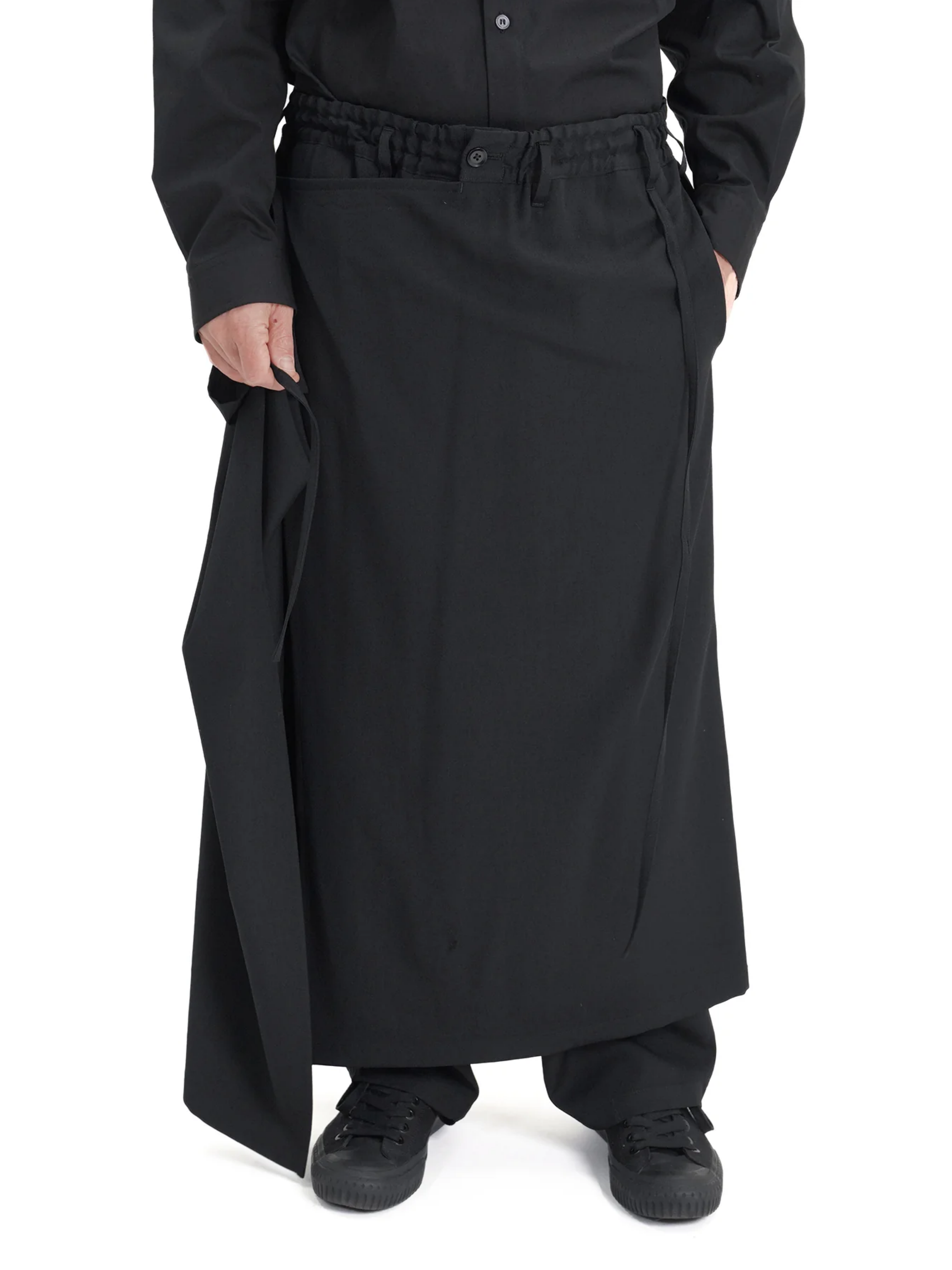 WOOL BOUND SKIRT PANTS