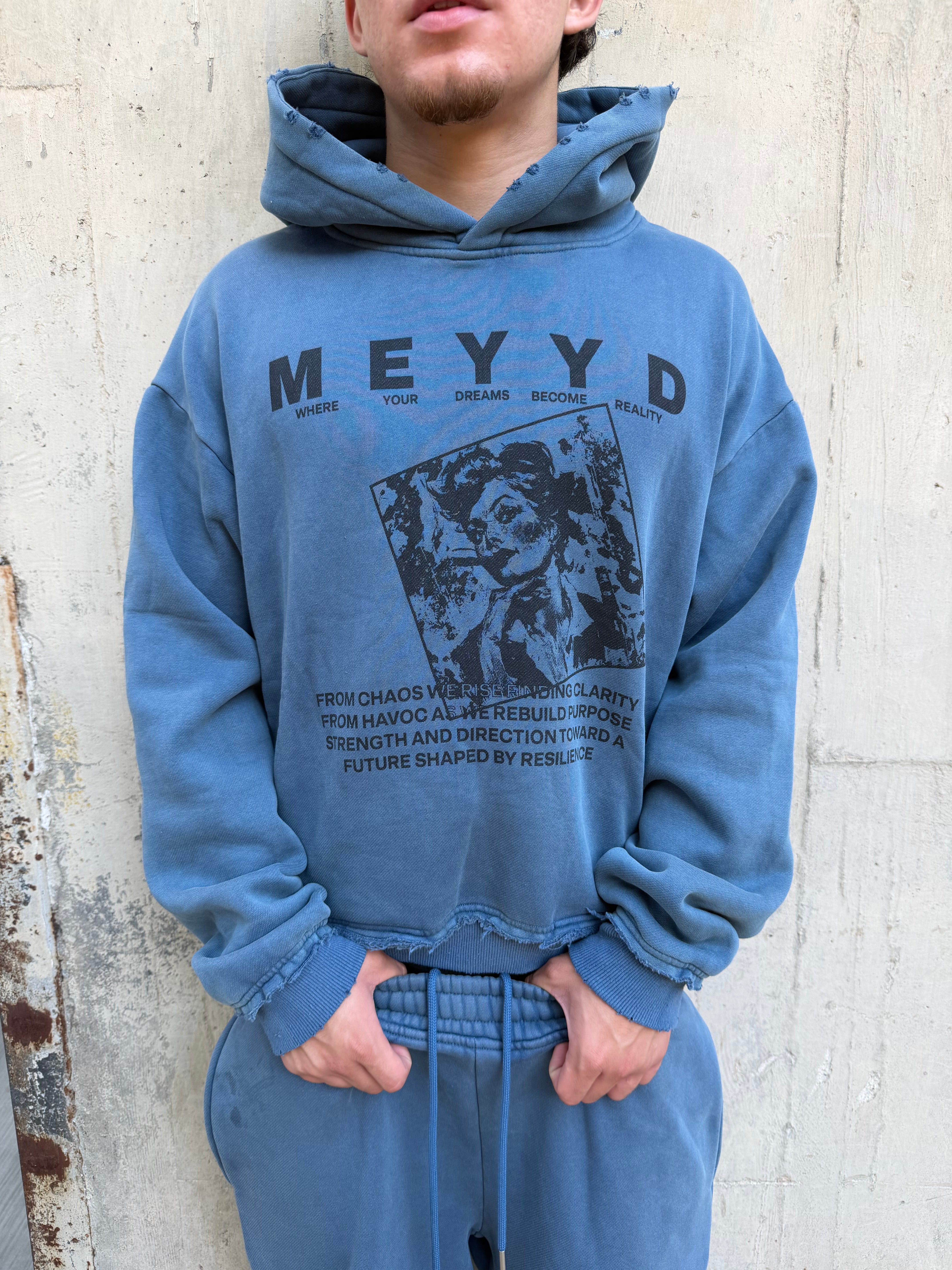 MEYYD DISTRESSED HOODIE