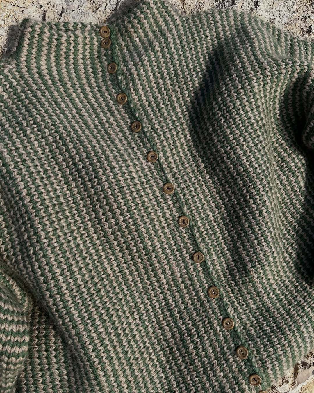 LINEA GEM BUTTON CARDIGAN