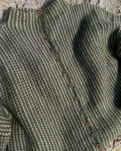 LINEA GEM BUTTON CARDIGAN