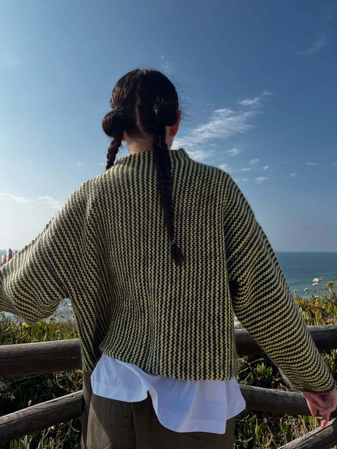 LINEA GEM BUTTON CARDIGAN