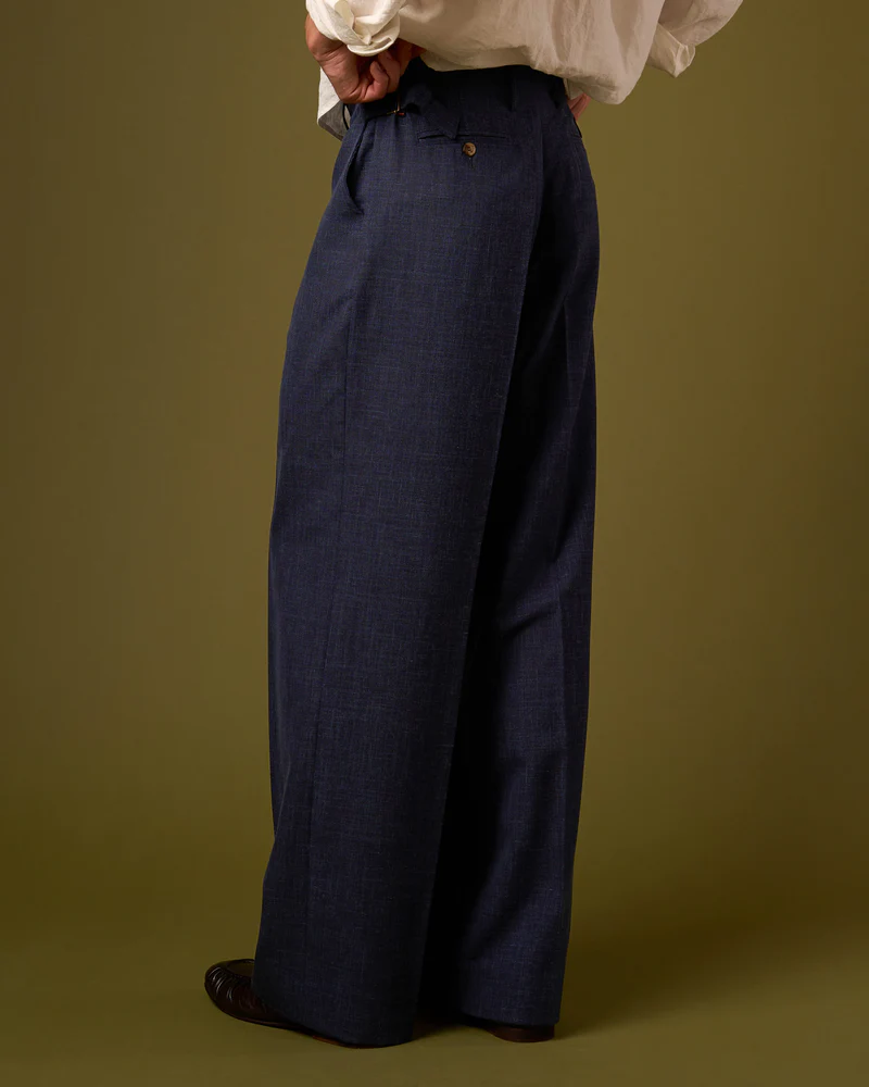 LINEN PLEATED TROUSERS V2