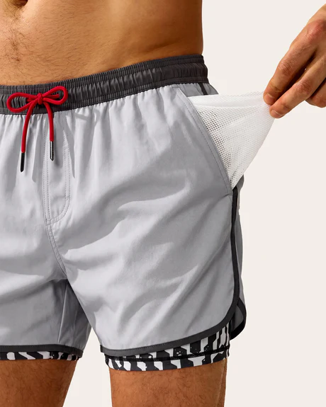 RETRO 70S COMFY SWIM TRUNKS