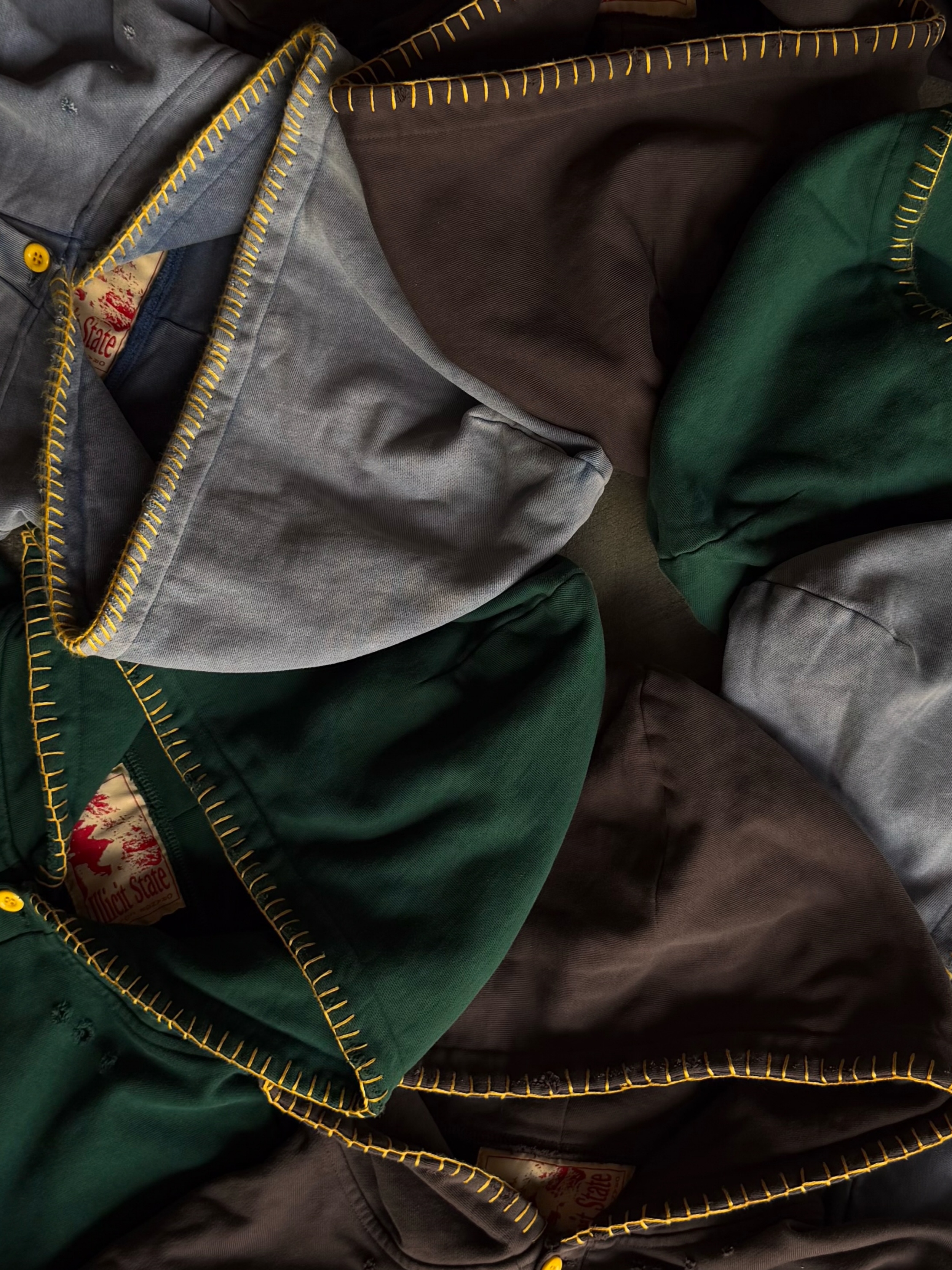 FRENCH TERRY HENLEY HOODIE