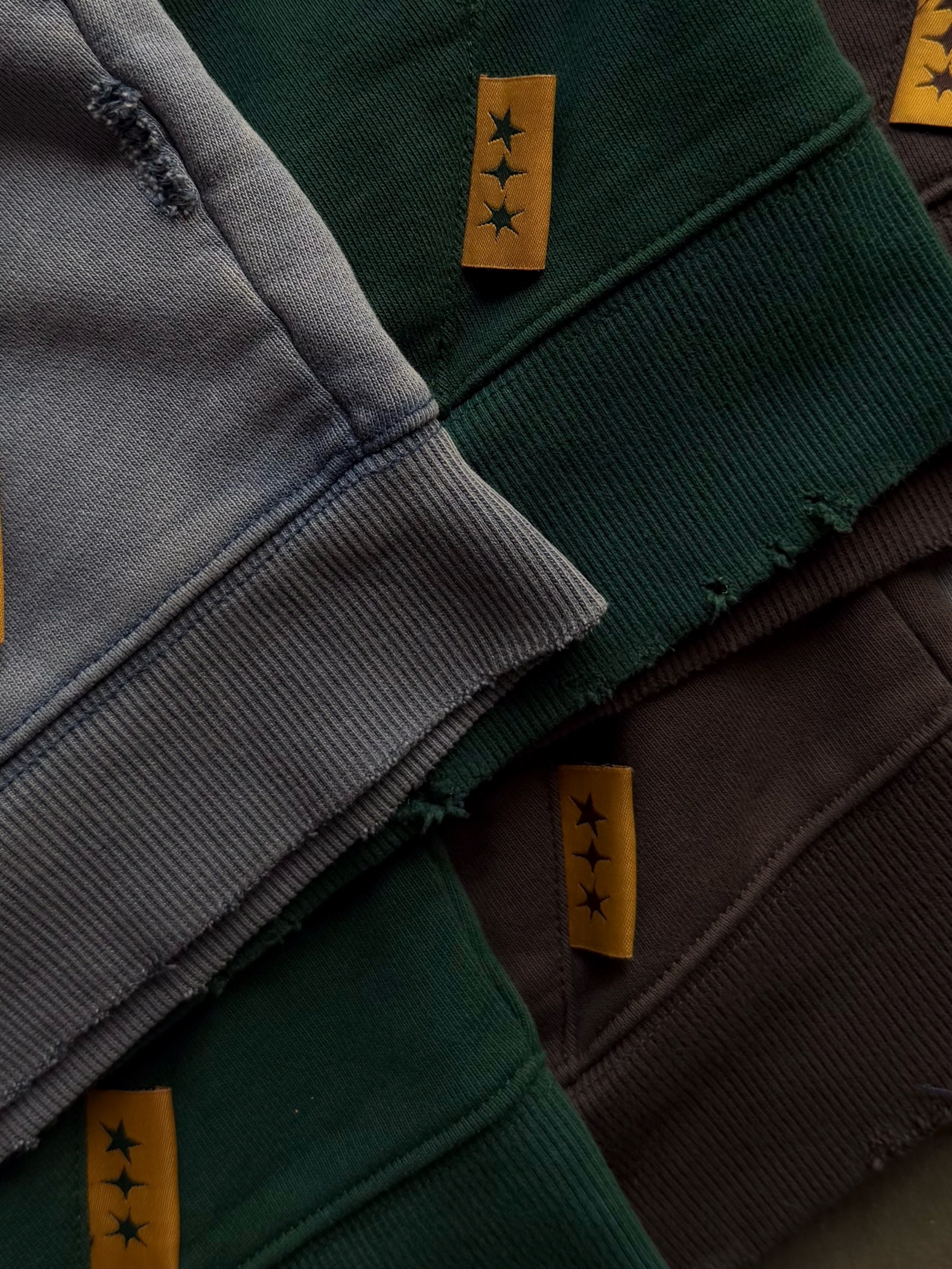 FRENCH TERRY HENLEY HOODIE