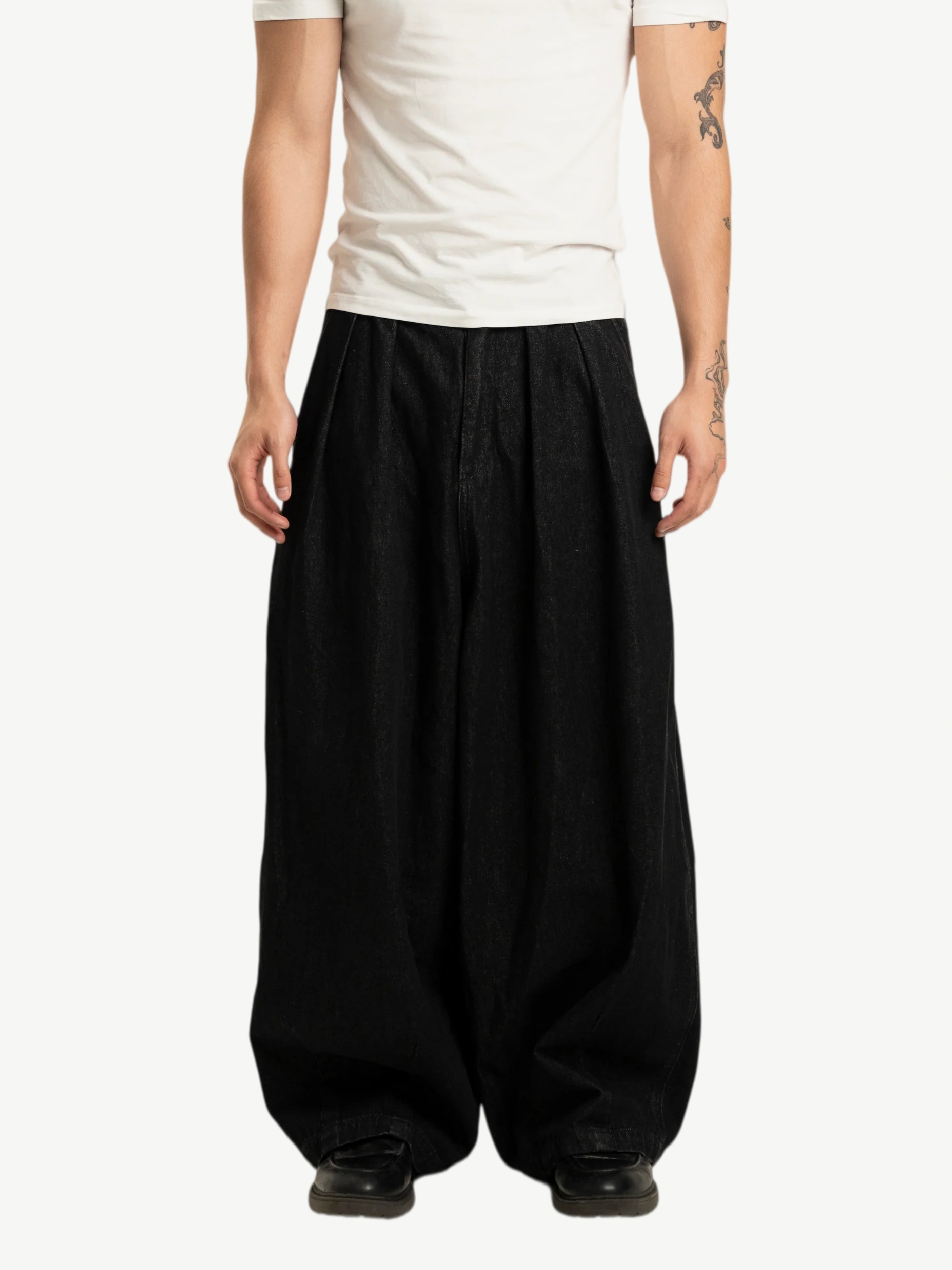 Balloon Denim Jeans | Black