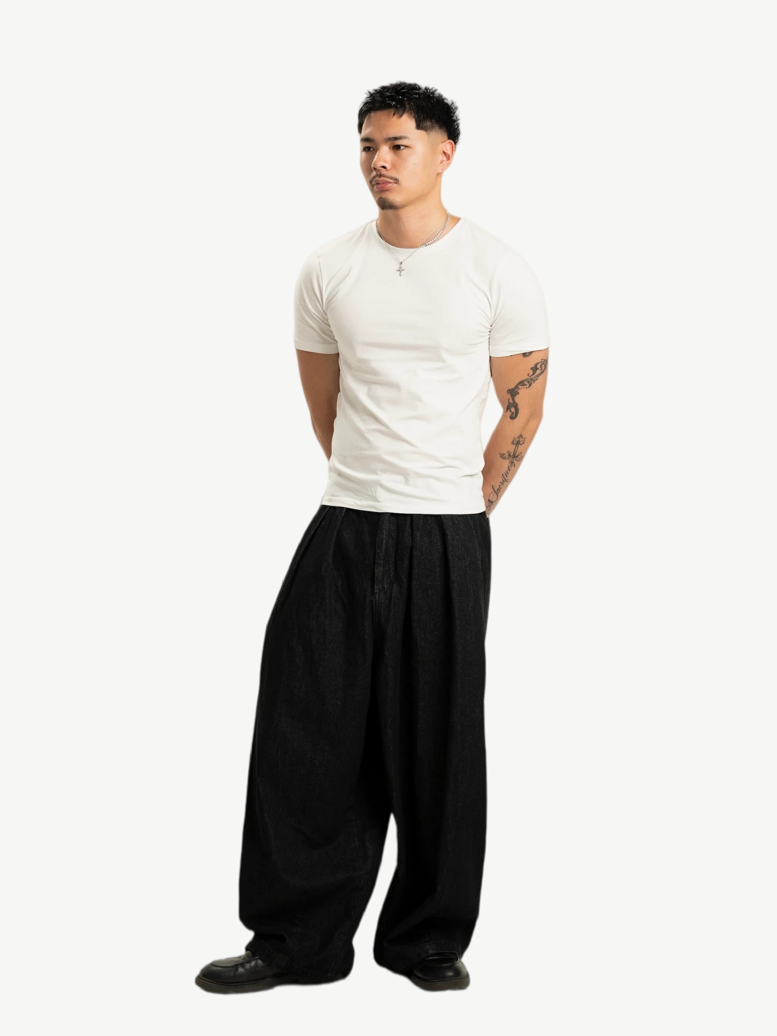 Balloon Denim Jeans | Black