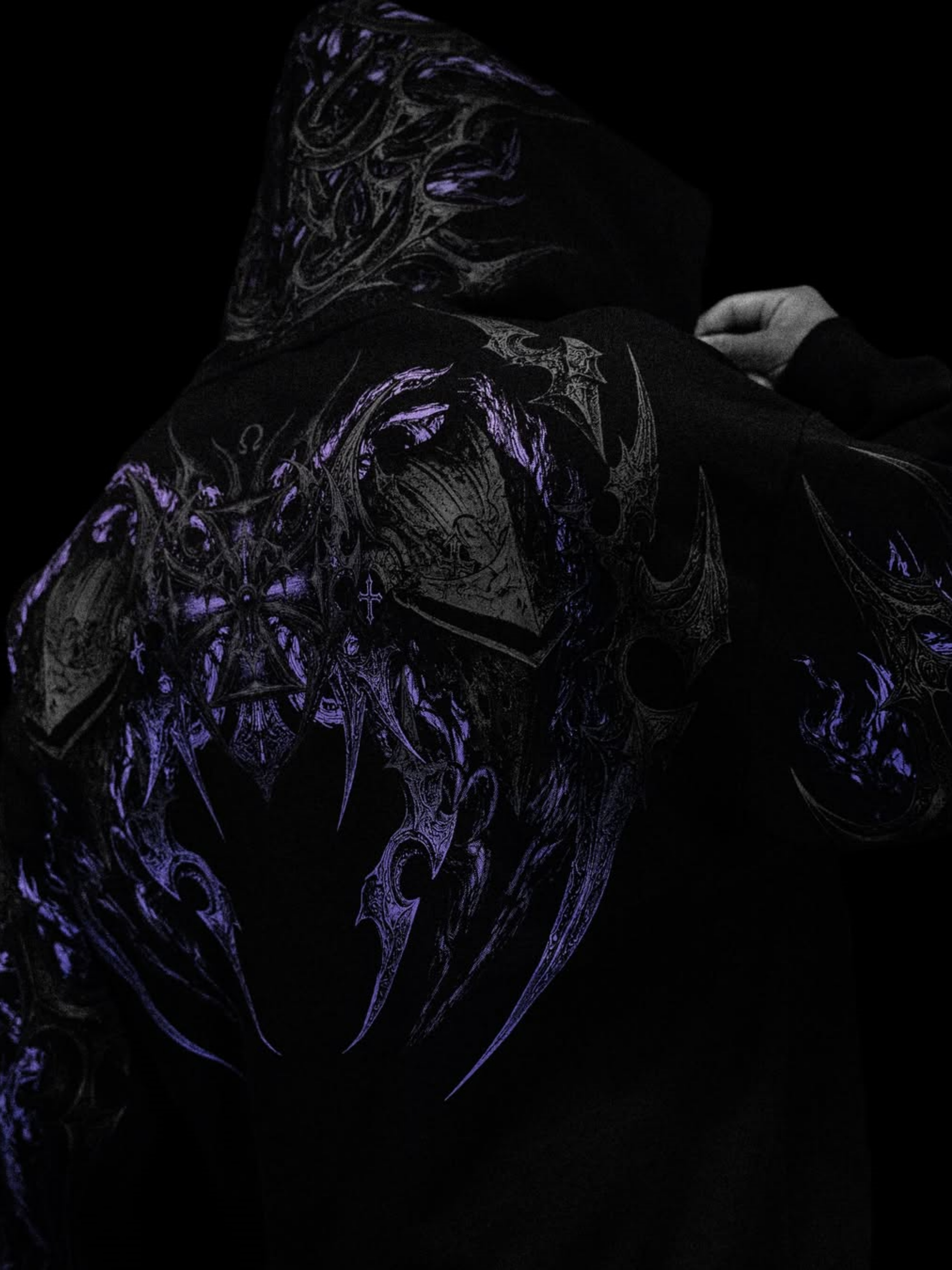 BERSERKER OVERSIZED ZIP-UP HOODIE