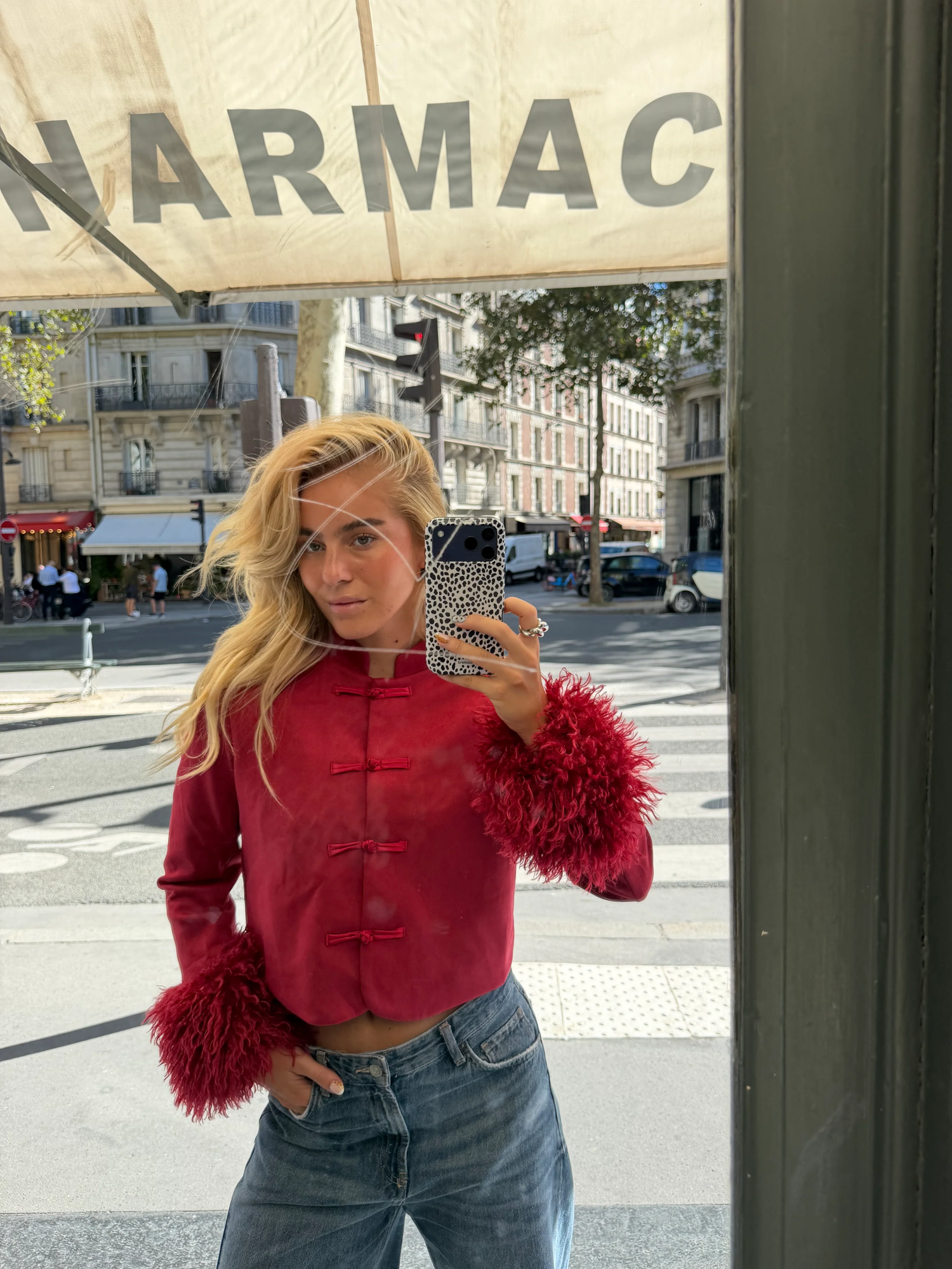 SUEDE FROG CLOSURE JACKET