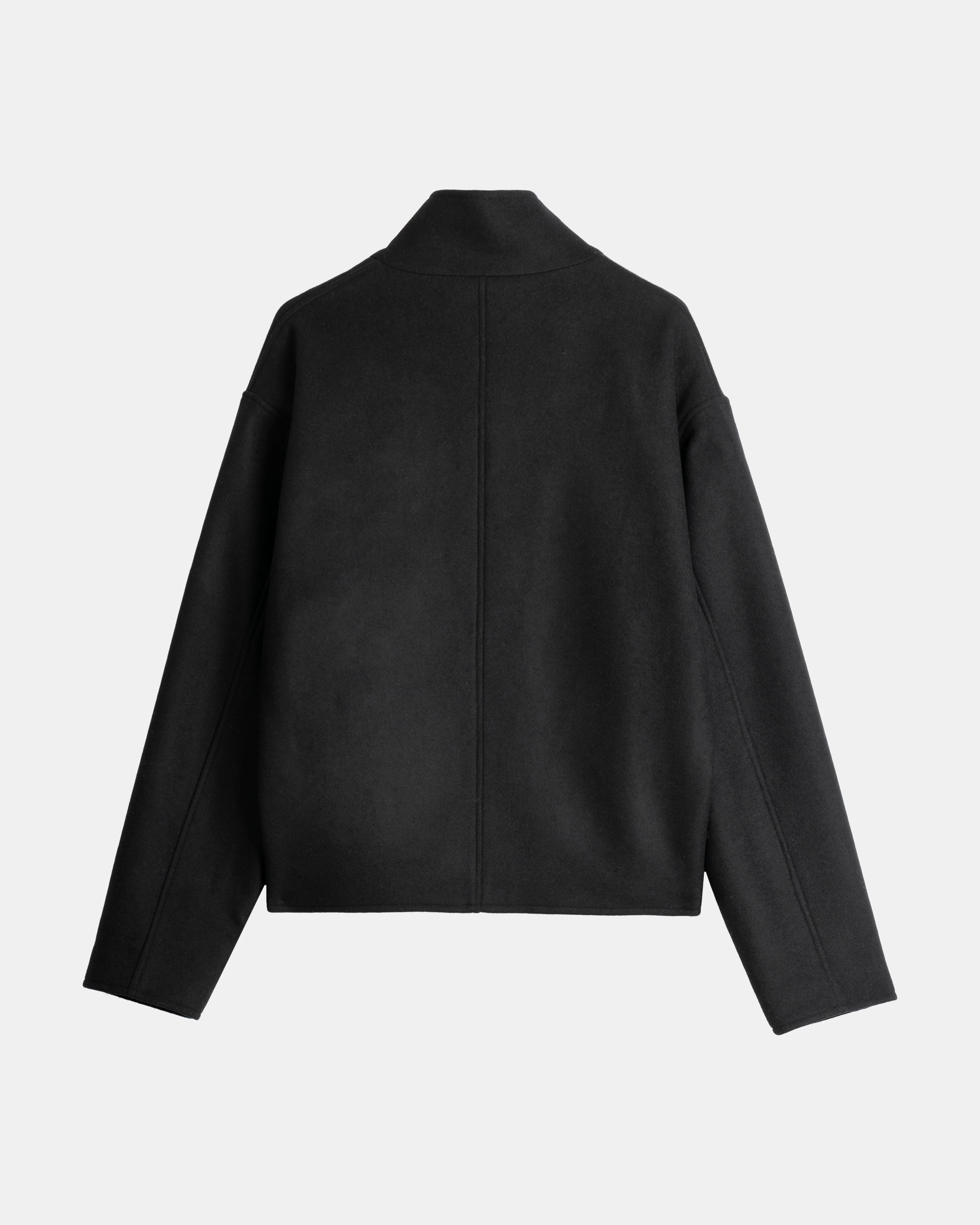 HIGH COLLAR WOOL JACKET