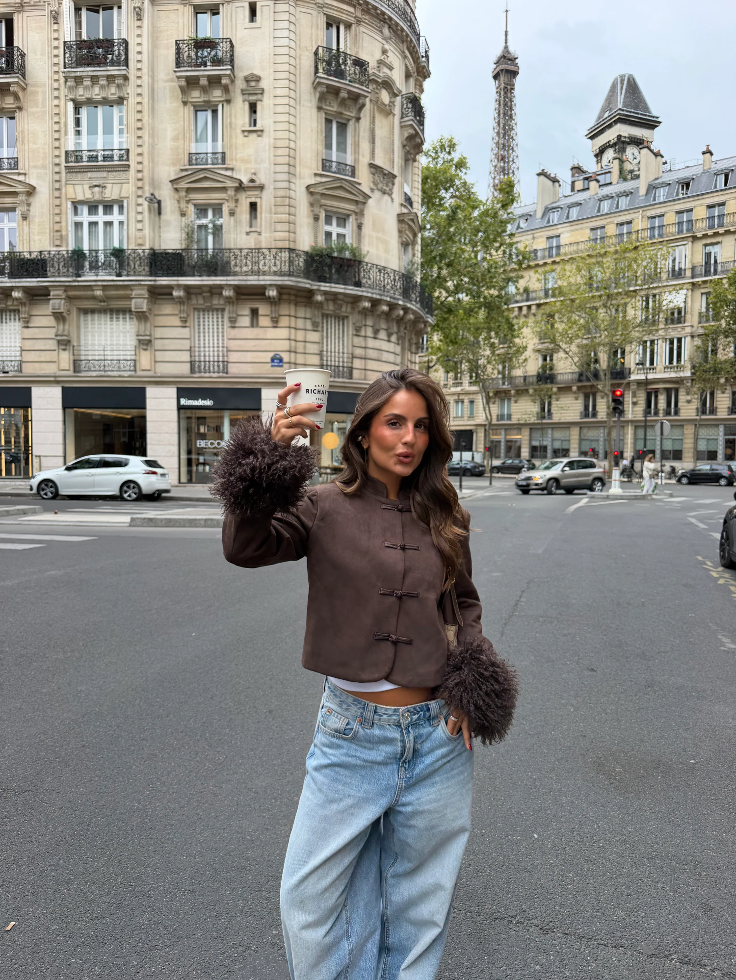SUEDE FROG CLOSURE JACKET