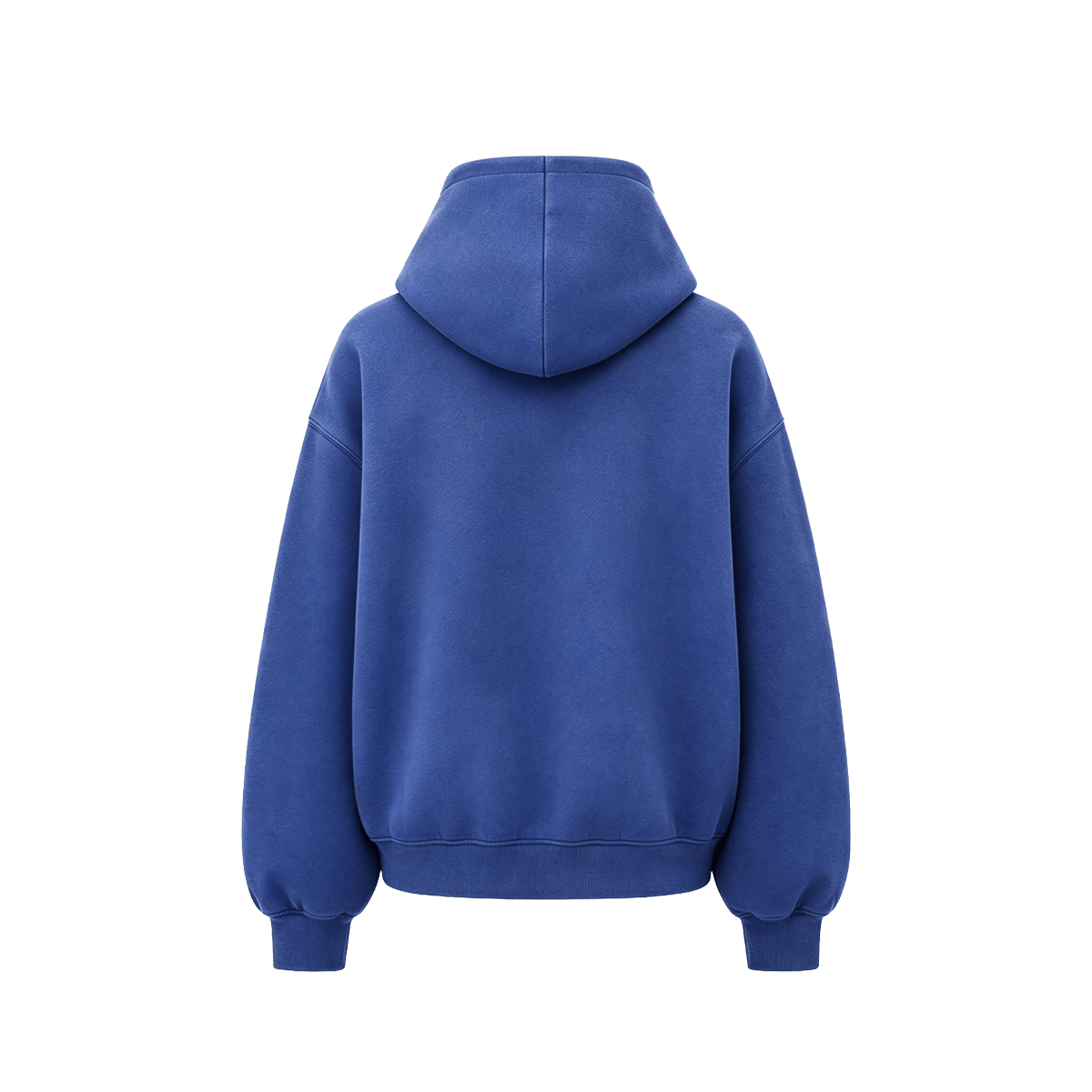Washed Embroidery Zip Hoodie