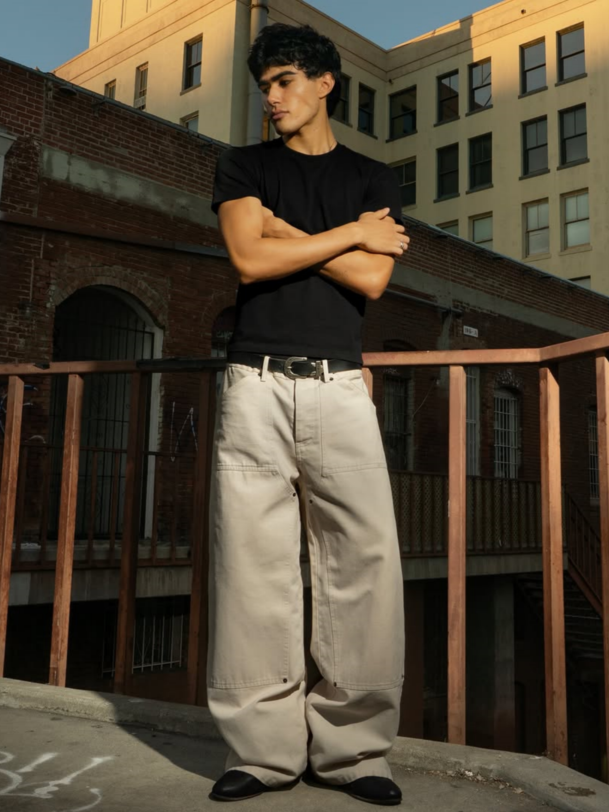 13OZ CANVAS DOUBLE-FRONT TROUSERS