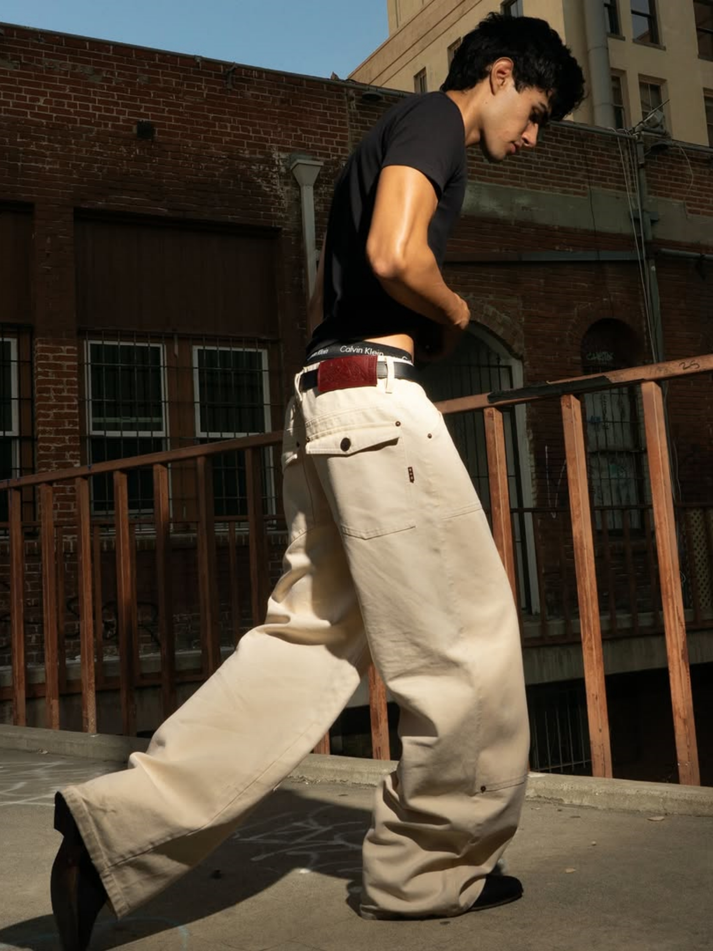 13OZ CANVAS DOUBLE-FRONT TROUSERS