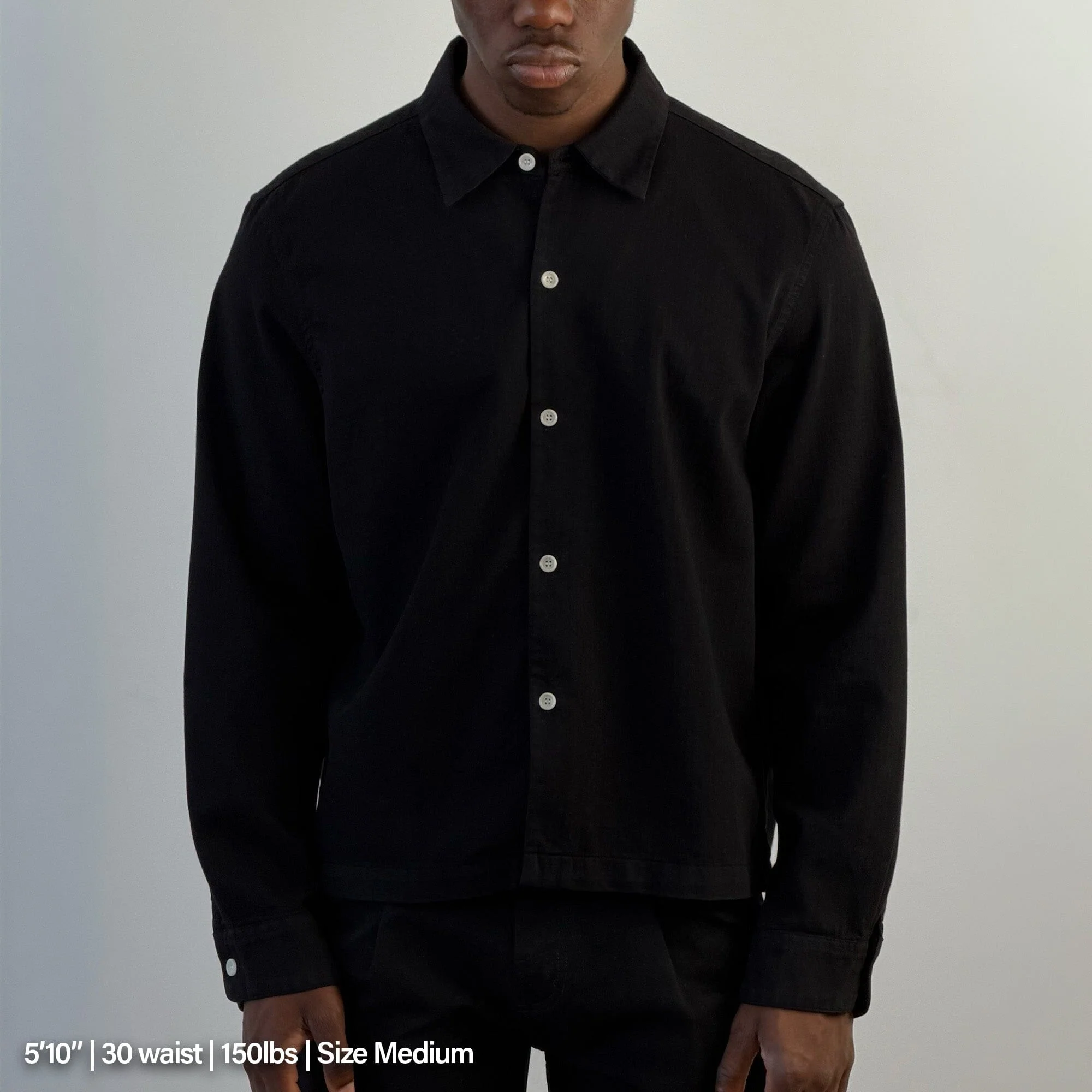 Newport Crop Button-Up  | Japanese Herringbone Twill