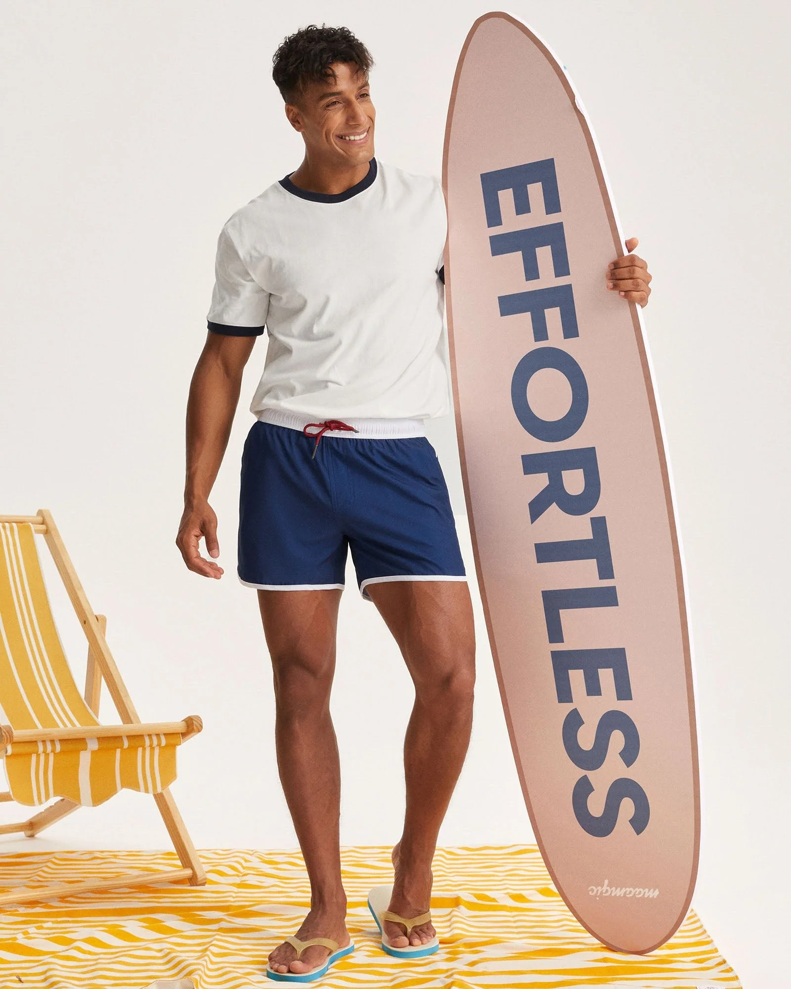 RETRO 70S COMFY SWIM TRUNKS