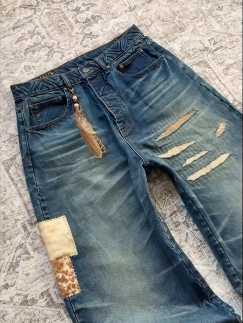 EMBROIDERY JEANS