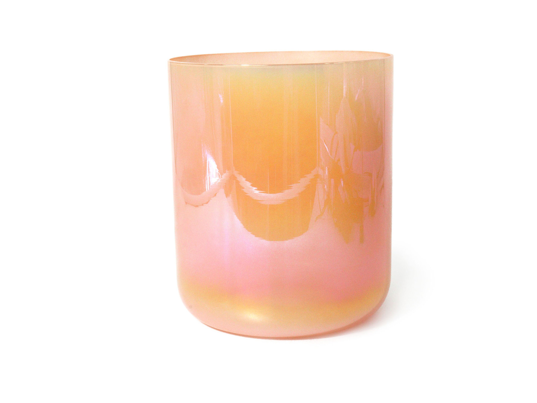 Red Collection The Glazed Rainbow Iridescent Lacquer Crystal Singing Bowl