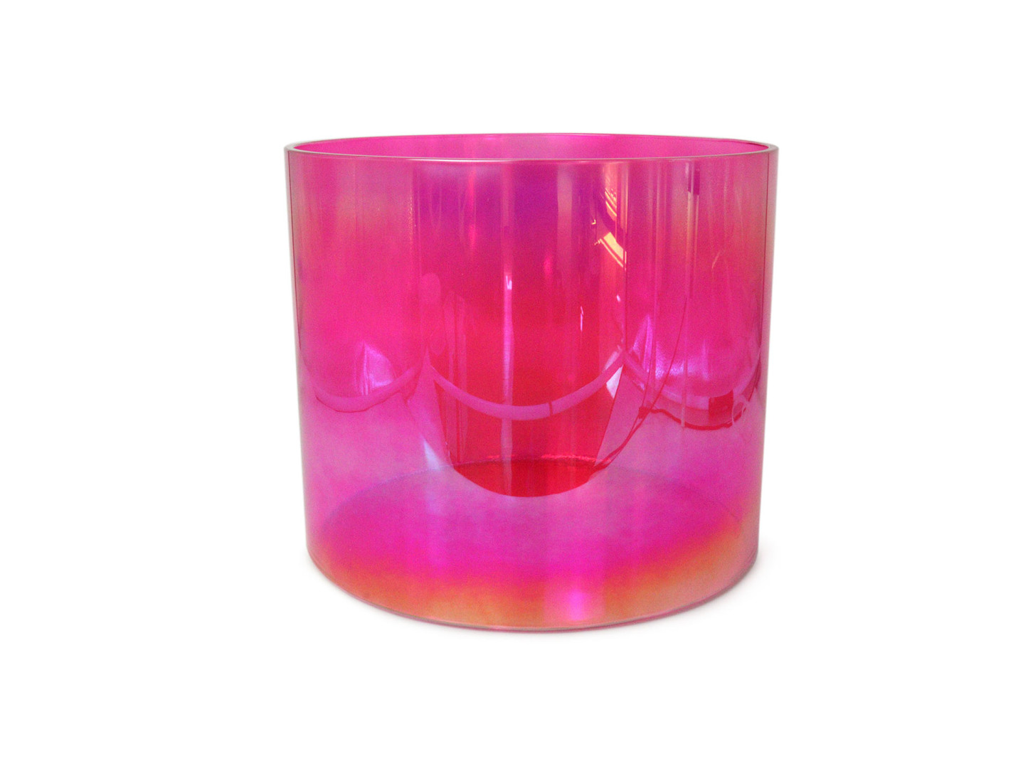 Red Collection The Glazed Rainbow Iridescent Lacquer Crystal Singing Bowl