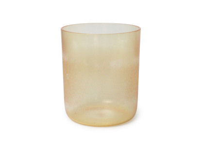 Orange Collection The Glazed Rainbow Iridescent Lacquer Crystal Singing Bowl