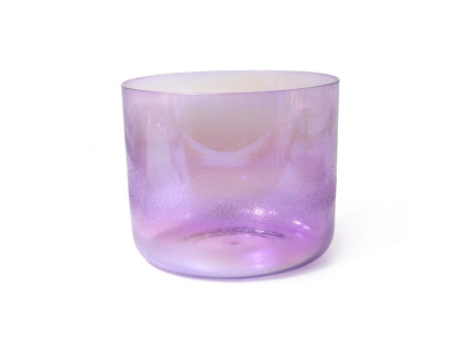 Purple Collection The Glazed Rainbow Iridescent Lacquer Crystal Singing Bowl
