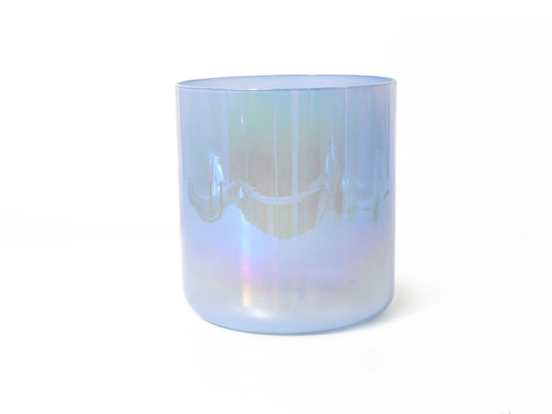 Purple Collection The Glazed Rainbow Iridescent Lacquer Crystal Singing Bowl