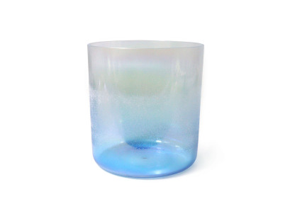 Blue Collection The Glazed Rainbow Iridescent Lacquer Crystal Singing Bowl