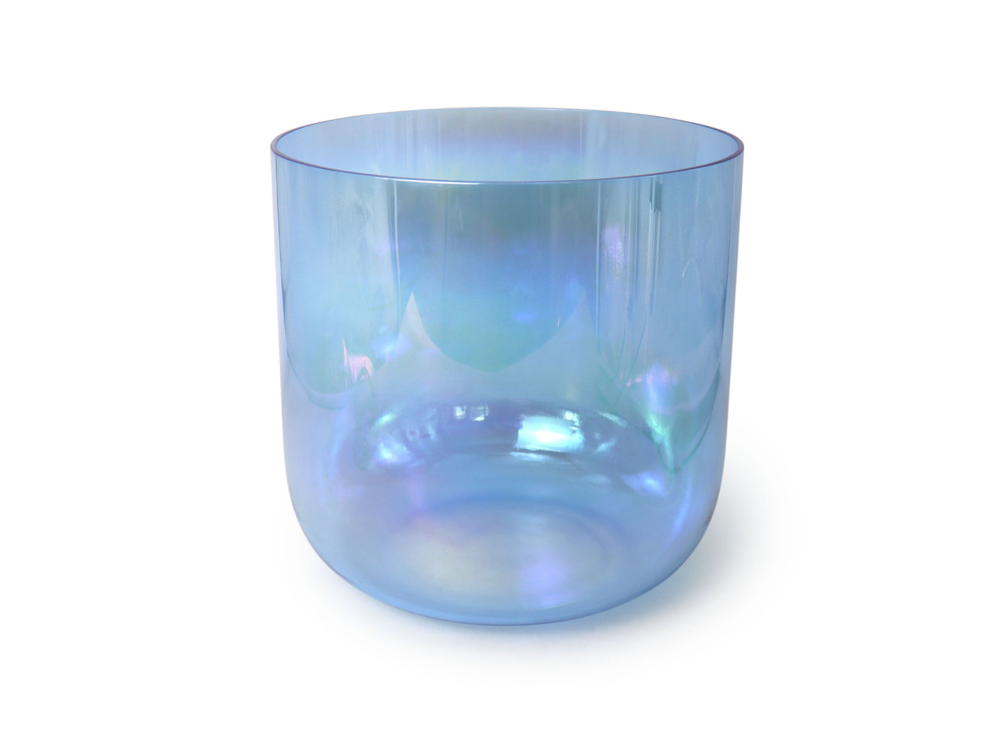 Blue Collection The Glazed Rainbow Iridescent Lacquer Crystal Singing Bowl