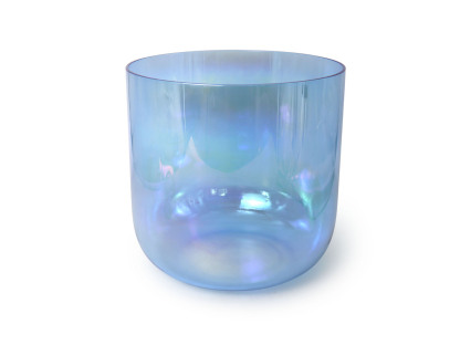 Blue Collection The Glazed Rainbow Iridescent Lacquer Crystal Singing Bowl