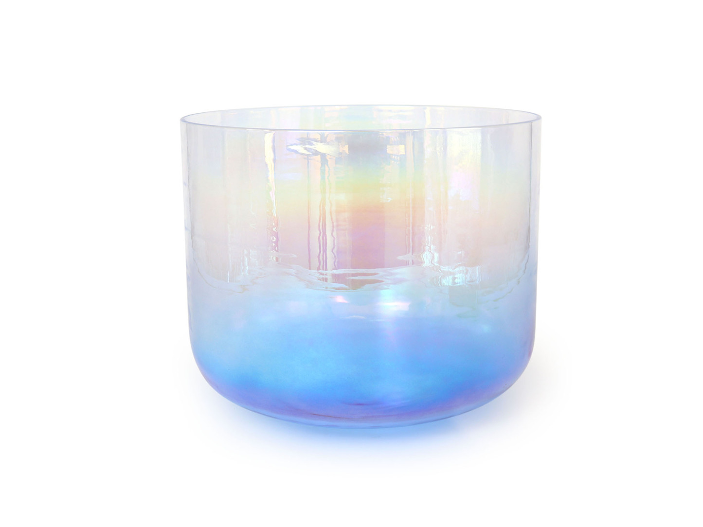 Blue Ⅱ Collection The Glazed Rainbow Iridescent Lacquer Crystal Singing Bowl