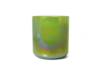 Green  Collection The Glazed Rainbow Iridescent Lacquer Crystal Singing Bowl