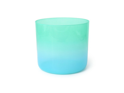 Green  Collection The Glazed Rainbow Iridescent Lacquer Crystal Singing Bowl