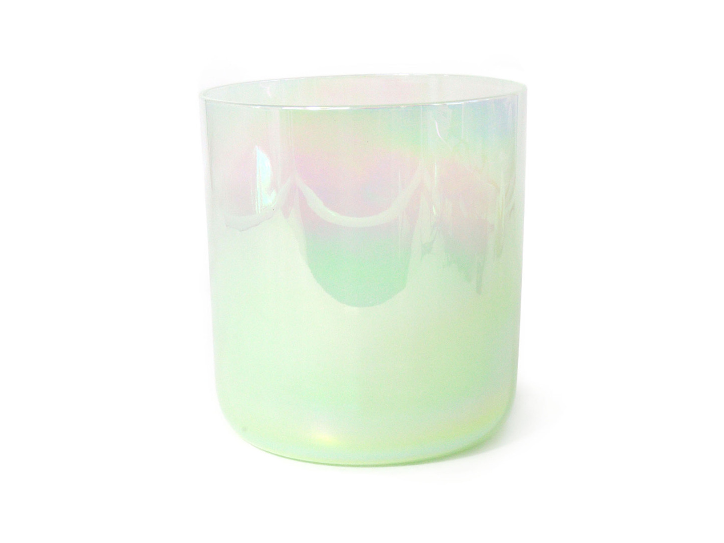 Green Ⅱ Collection The Glazed Rainbow Iridescent Lacquer Crystal Singing Bowl