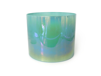 Green Ⅱ Collection The Glazed Rainbow Iridescent Lacquer Crystal Singing Bowl